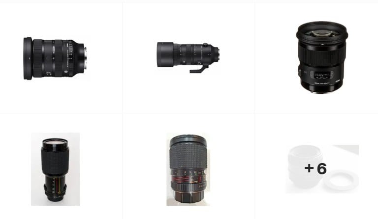 Modern and Vintage Lenses 