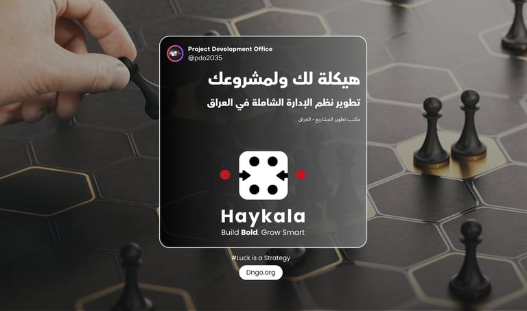 Haykala هيكلة: البرنامج الرائد للهندسة المؤسسية وصياغة السياسات الاستراتيجية. نقدم حلولاً عبقرية لإع