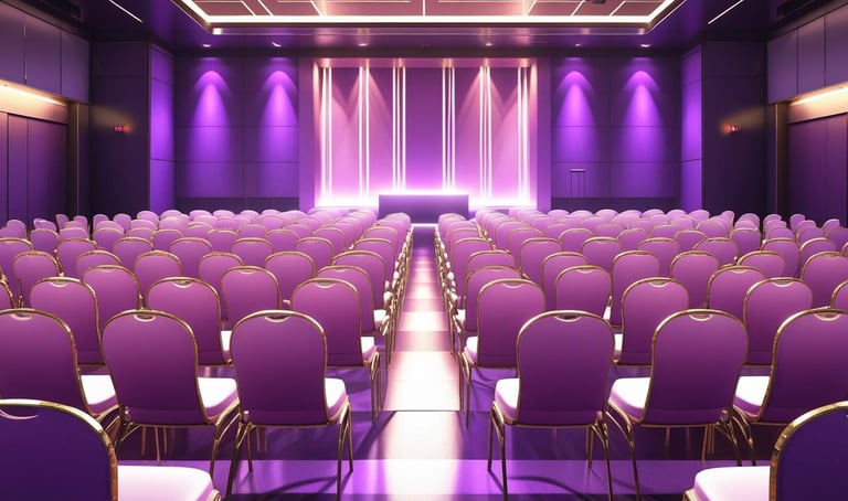 nathalie bouhours conférence médiumnité salle de conférence violet