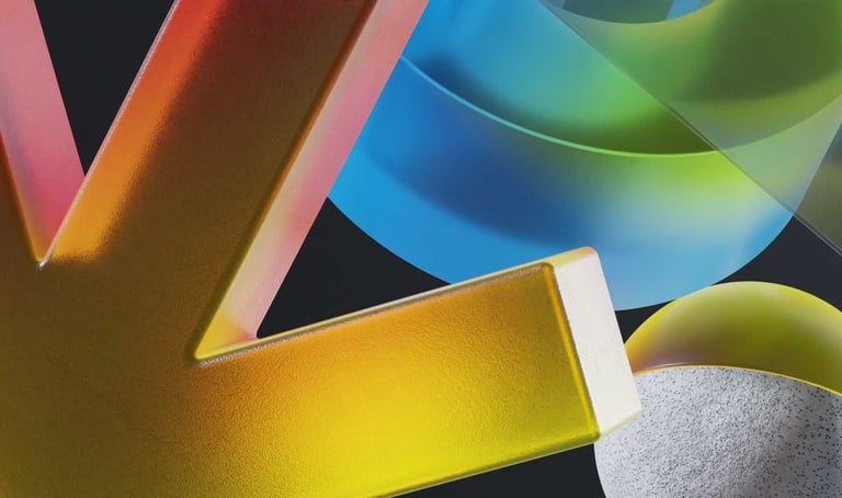 3d abstract animation for event 