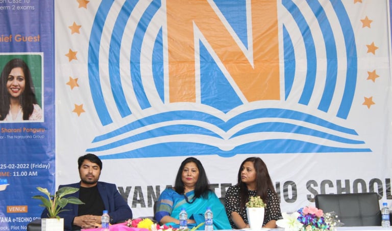 Shekhar sir with Sharani Narayana Ma'am
