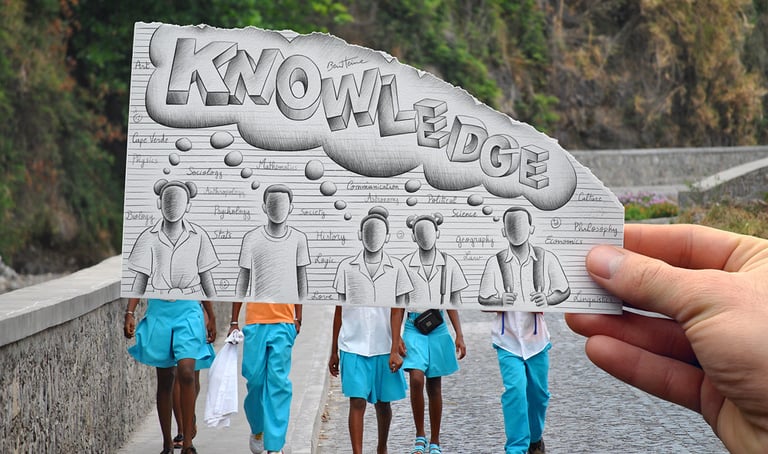 Ben Heine visual art : Knowledge
