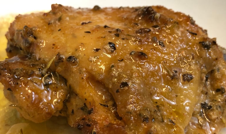 baked chicken thigh
