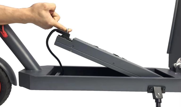 electric scooter removing battery