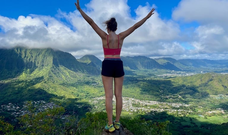 First Peak Olomana Trail O'ahu Hawai'i