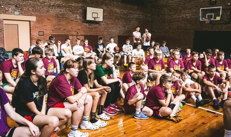 Vaikų krepšinio stovykla Panevėžyje