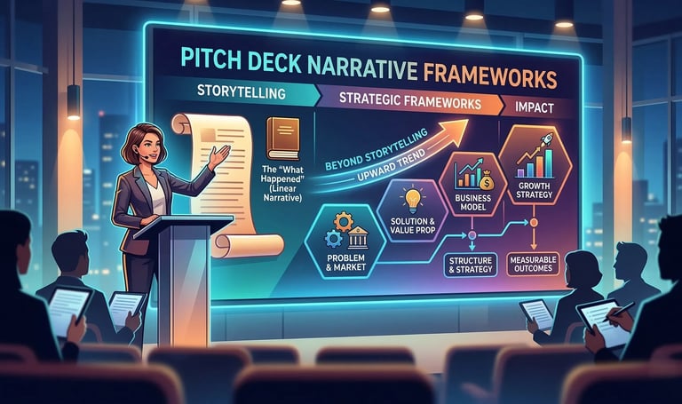 Pitch Deck Narrative Frameworks: How to Move Beyond Storytelling