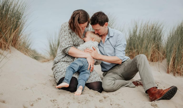 Professional family photoshoot captured by a professional photographer in Rotterdam