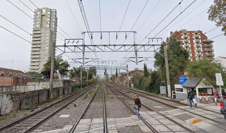 Paso a nivel en Garibaldi-Cerrito, Temperley