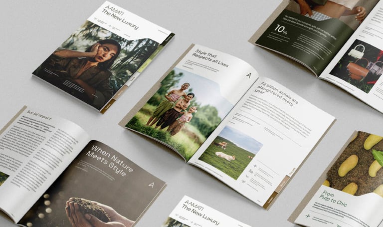 Mango waste based vegan leather material developed by AAMATI Green