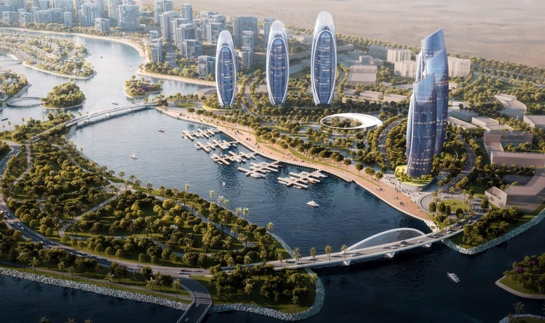 جريان زايد الجديدة – أول مدينة نيلية في مصر، بتصميم عالمي وإطلالات مباشرة على النيل، وحياة فاخرة في