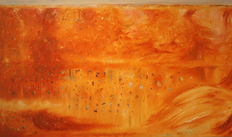 Landscape 8. Oil on canvas. 2022. 152 x 91 cms. Private Collection.
