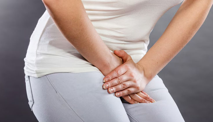 woman in pain