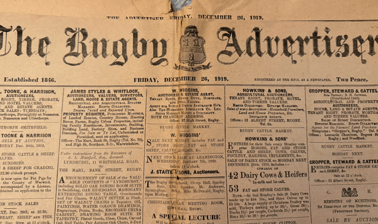 Here we see the rugby adverser