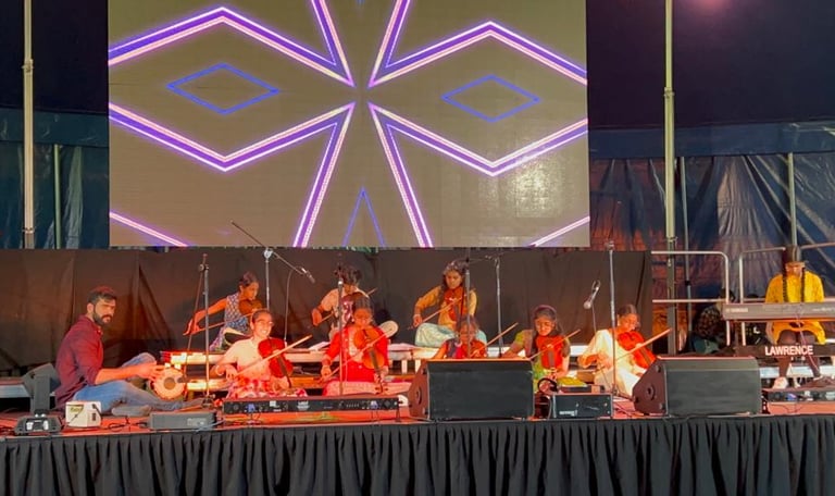 A picture of children ensemble from an event