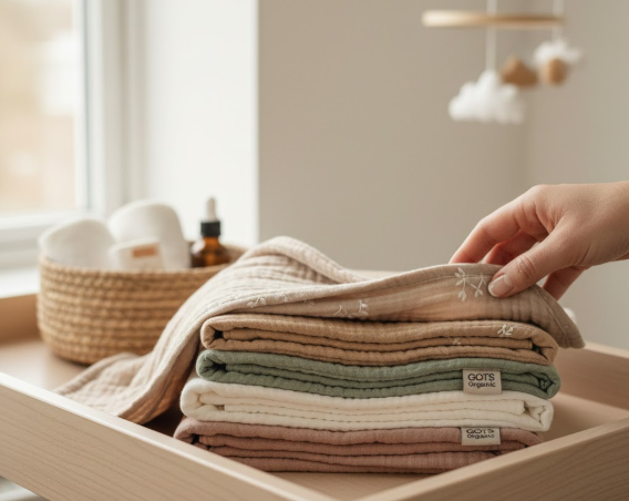 biologische-hydrofiele-doeken-stapel-gots