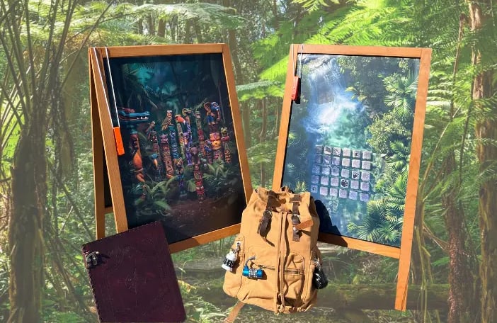 Jeu de piste transportable énigmes explorateur