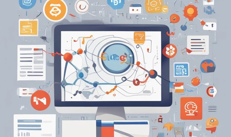 A technician working on network cables and devices.