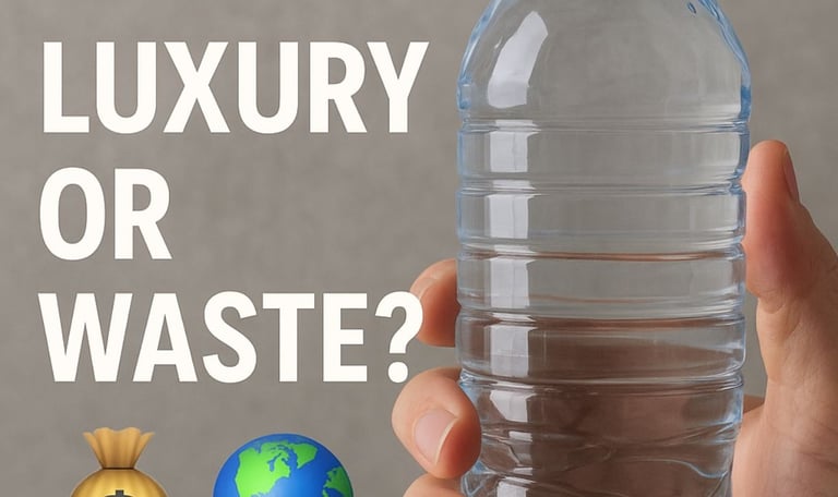 _💧📦 Bottled Water Luxury or Waste 💰🌍 