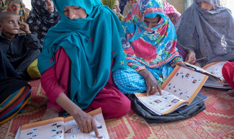 Adult Literacy and Numeracy Centre in Pishin, Balochistan