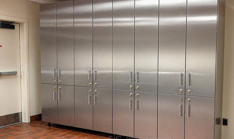 stainless steel storage for fire station