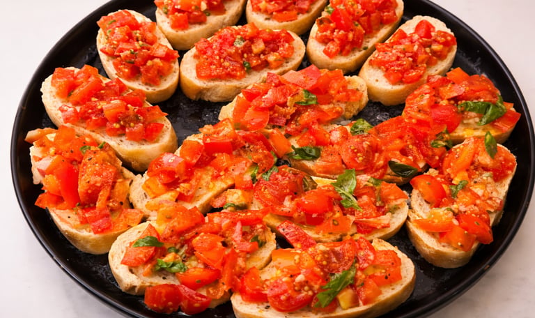Klassische Bruschetta