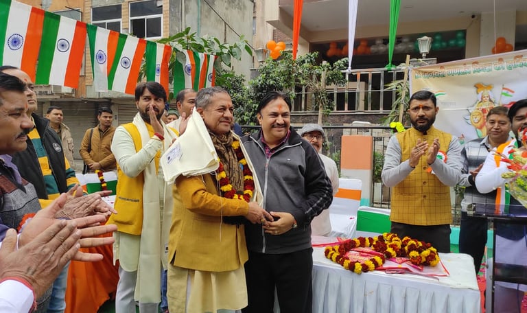 Harish Jugran with Navab singh narag