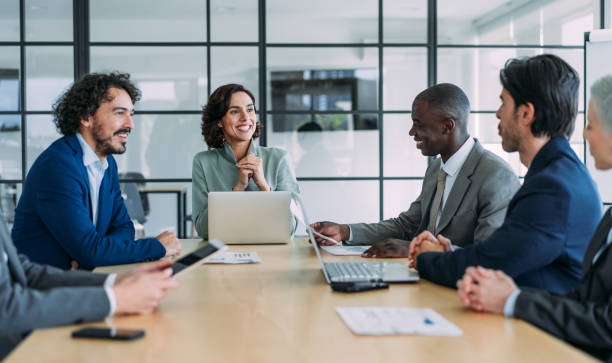 Law firm talent management experts in office
