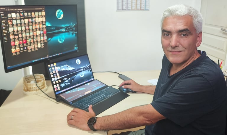 bureau et ordinateur de NOUGARET Anthony 