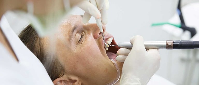 periodontal therapy for a man