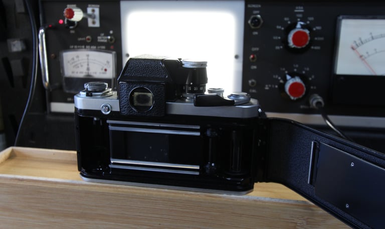 Nikon camera on final test for faulty shutter