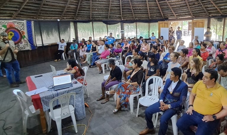Presentation by lawyer Andres Muente Barbagelata from Misitry of Culture about law and rights