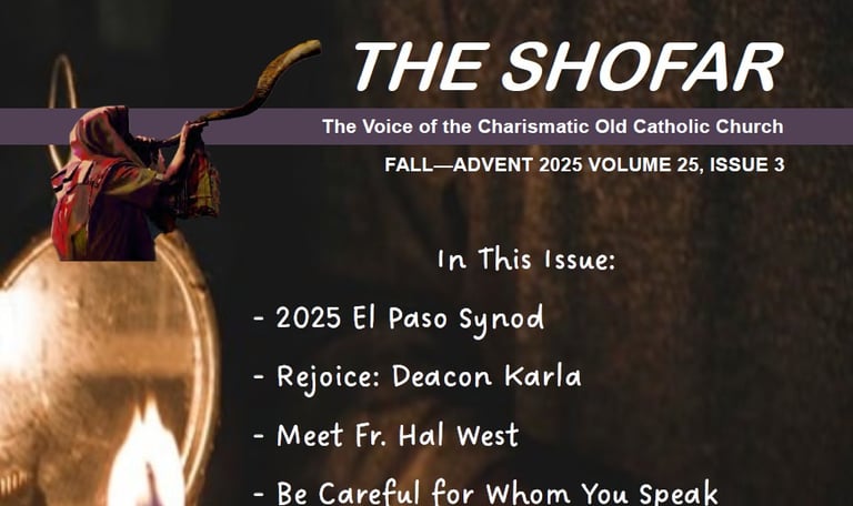 The Shofar Fall Advent 2025 Vol 25 Issue 3