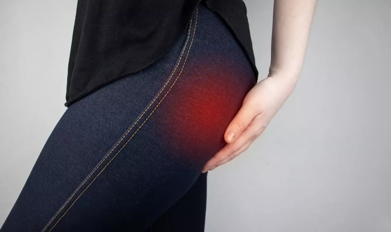 douleur de la fesse gauche