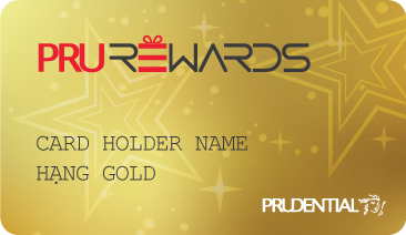 Thẻ hội viên PRU-Rewards hạng Gold cho phí bảo hiểm từ 50-150 triệu đồng