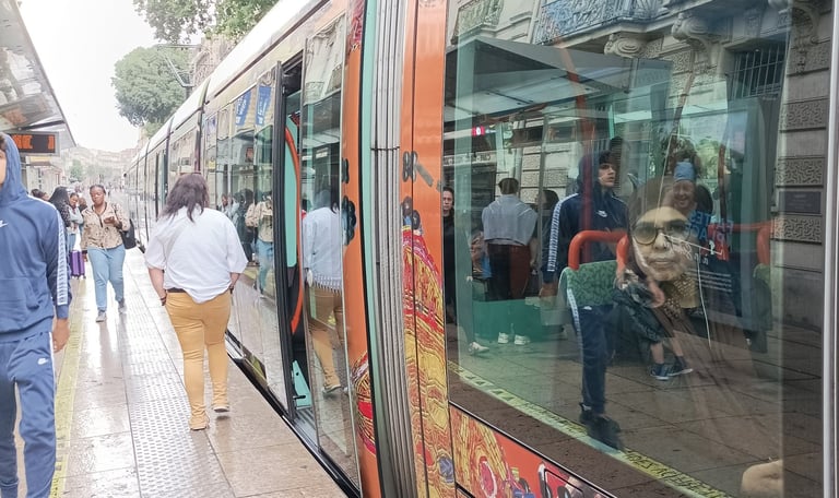 A Montpellier tram
