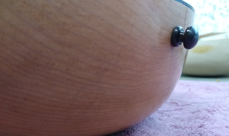 gittern with ebony strap button