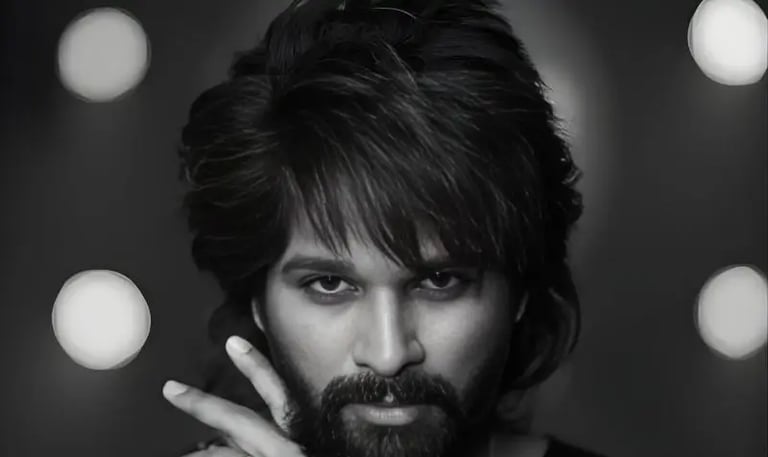 Allu Arjun.Moviie promotion Pushpa 2 by The Kabir Company