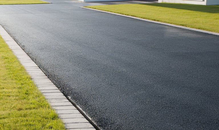 A high quality long lasting tarmac driveway 