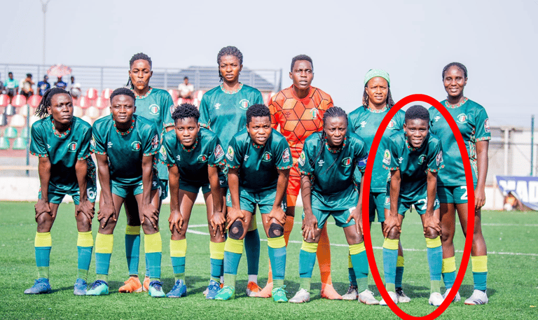 A post from Comfort Owusu, a football player for Hasaacas Ladies and Ghana national team(black princ