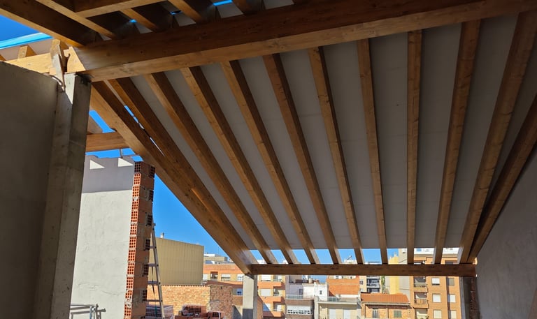 estructura de madera