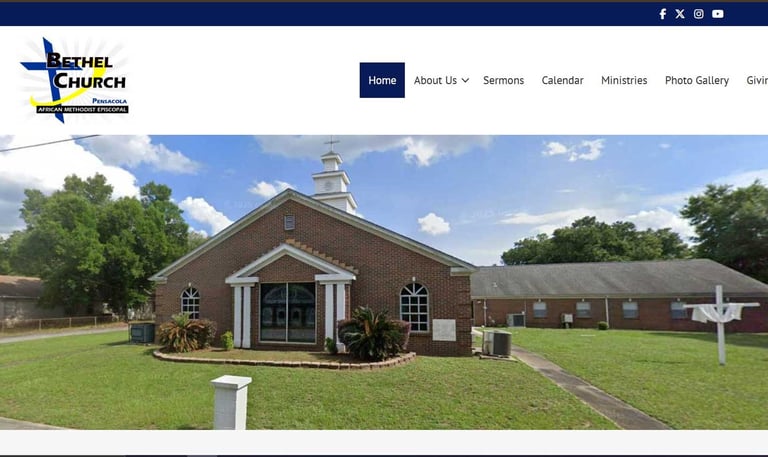 Creations and Solutions: Bethel AEM Pensacola website