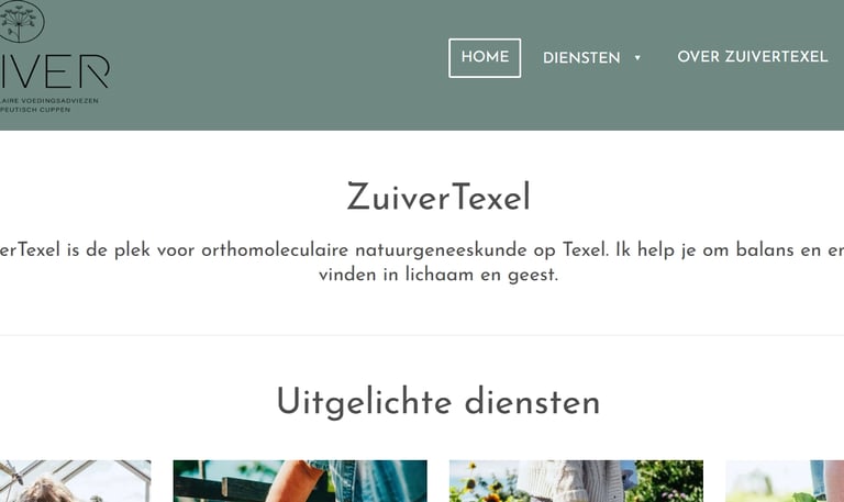 De website van ZuiverTexel