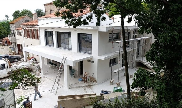 Rénovation extérieure complète d’une façade de maison