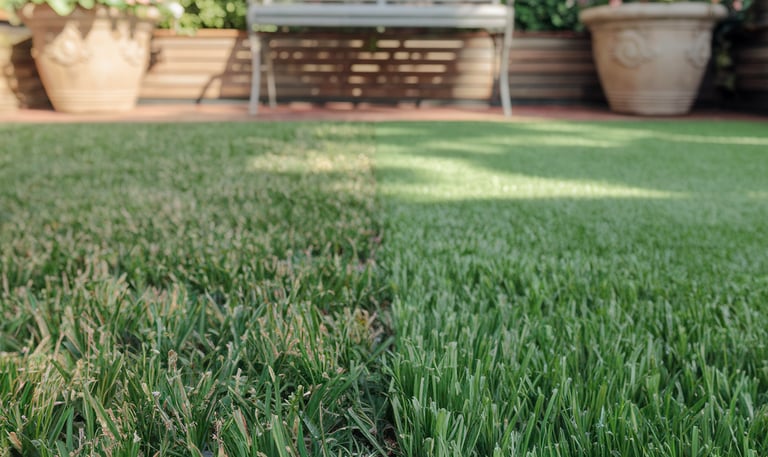 Artificial and real grass available for all garden lawns