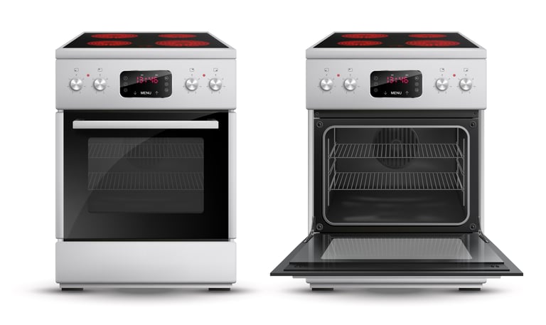 Domestic Electrician installed cooker in london.