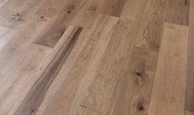 Prefinished hardwood floor