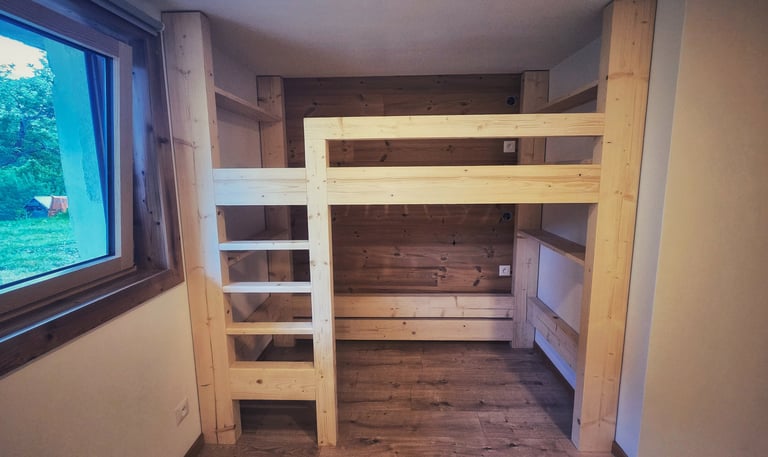 lit mezzanine montagne sur mesure