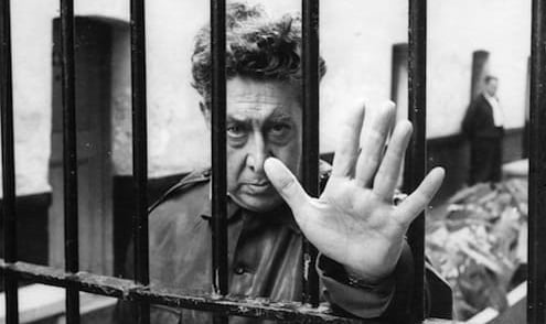 David Alfaro Siqueiros (El Coronelazo) Lecumberri, México, D.F., 1960.