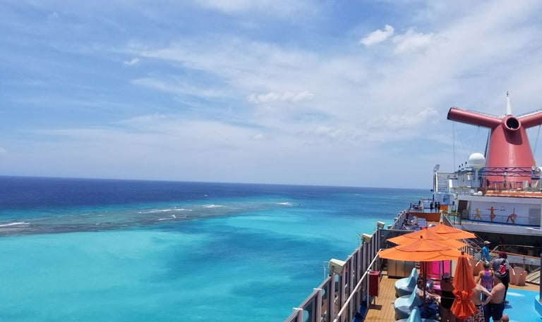 Oranjestad,Aruba from aboard the Carnival Magic